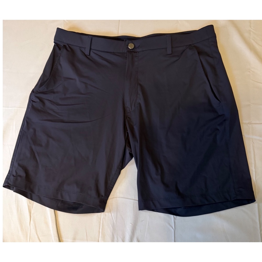 Infinity Linearflex Performance Shorts Mens 36 Navy Blue Excellent Stretch Golf